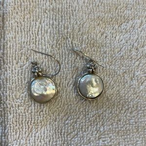 Pearl dangle earrings